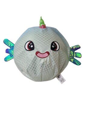 Eolo Lil Biggie Bouncerz Axolotl Inflatable Ball Fantasy Toy Metallic Plush